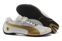 2019U puma chaussures femme sport jogging pas cher 701 blanc or